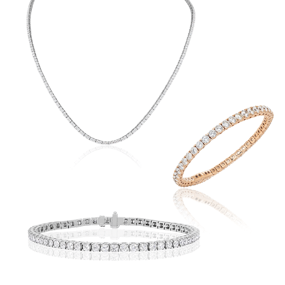 Tennis Necklaces and Bracelets: The Beauty of Infinity in Diamonds