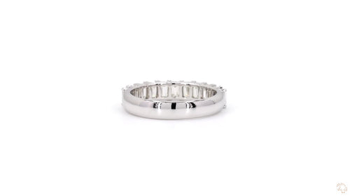 0.12 's Emerald-Cut Half Eternity Ring